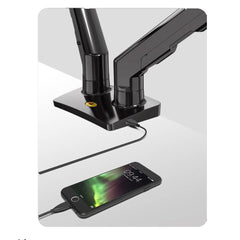 NB North Bayou G55 27″-34″ Dual Monitor Desk Mount TV Bracket