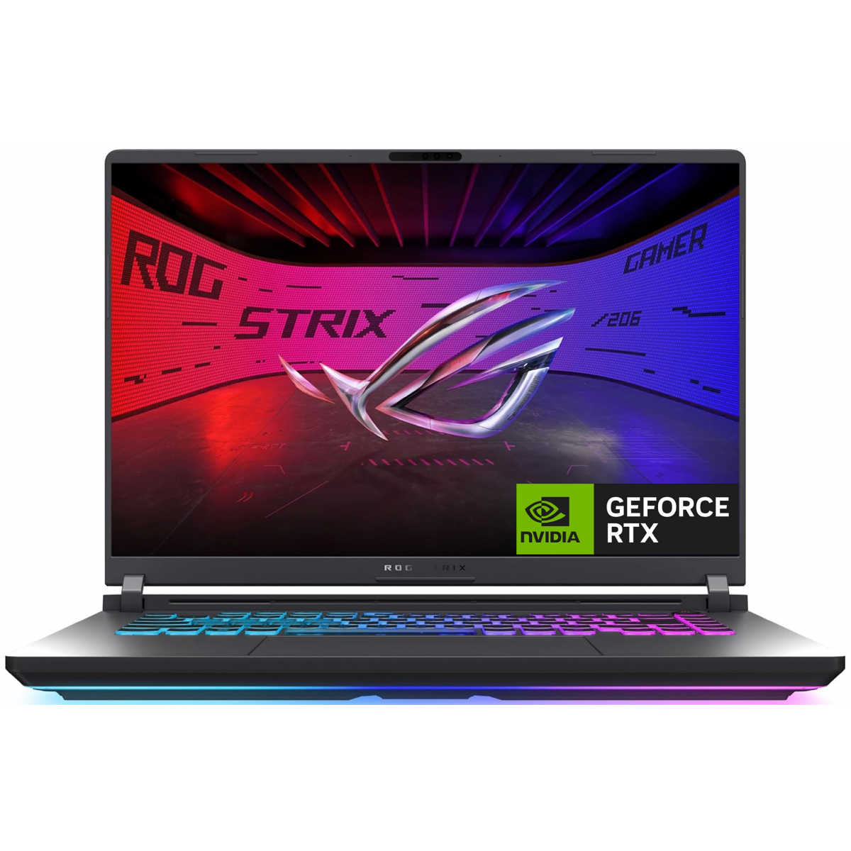 ASUS ROG Strix G16 16" IPS FHD+ (1920 x 1200) @165Hz, 14th Gen Intel Core i7-14650HX, Nvidia RTX 5070 8GB GDDR7, 16GB DDR5 RAM, 512GB M.2 PCIe NVMe Gen4 - Eclipse Gray Gaming Laptop | G615JPR-RV102 |