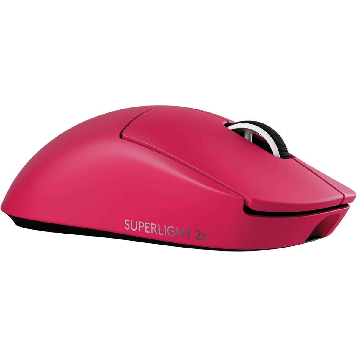 Logitech G Pro X Superlight 2 Lightspeed Wireless 4k Polling Lightweight Lightforce Hybrid Switches Hero 2 Sensor 32,000 Dpi Usb C Charging, Pc & Mac Magenta
