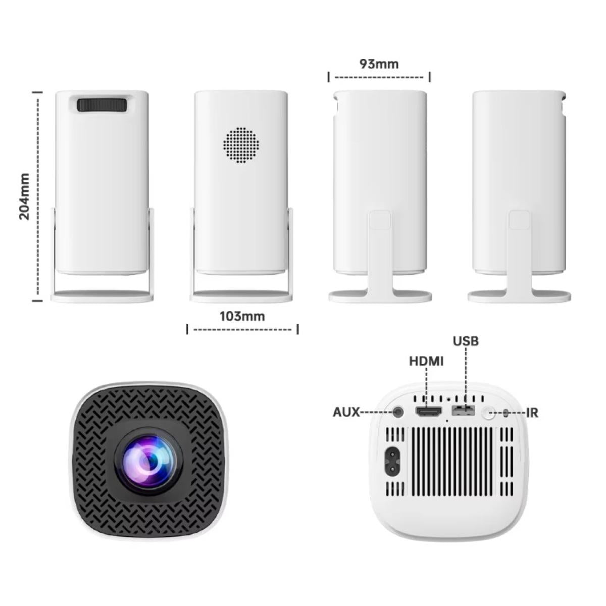 P30 Max Game Projector for Xiaomi IOS Android Phone 720P Outdoor 1080P 4K Supported HDMI