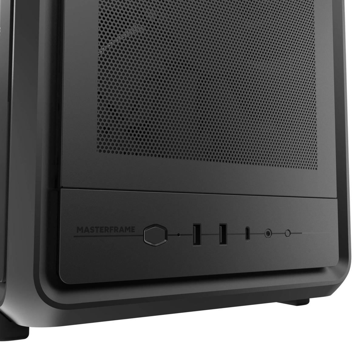 Cooler Master Rear ARGB PC case for desktop computer builds and component installation