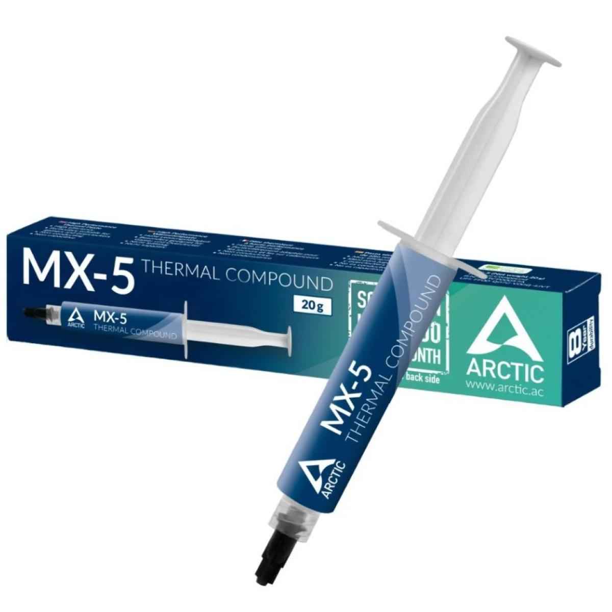 Arctic MX-5 ULTIMATE Performance Thermal Compound Paste 20G Arctic MX-5 ULTIMATE Performance Thermal Compound Paste 20G