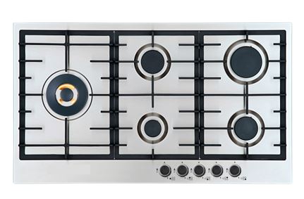 GF905VPGLBR Gas Built-in NG Ferrari, 90 Cm, 5 Burners, Stainless Steel