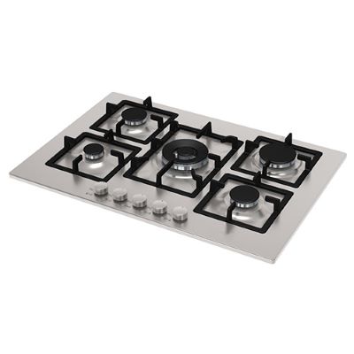GF905VTGC Ferrari Built-in Gas Stove, 90 Cm, 5 Burners, Stainless Steel