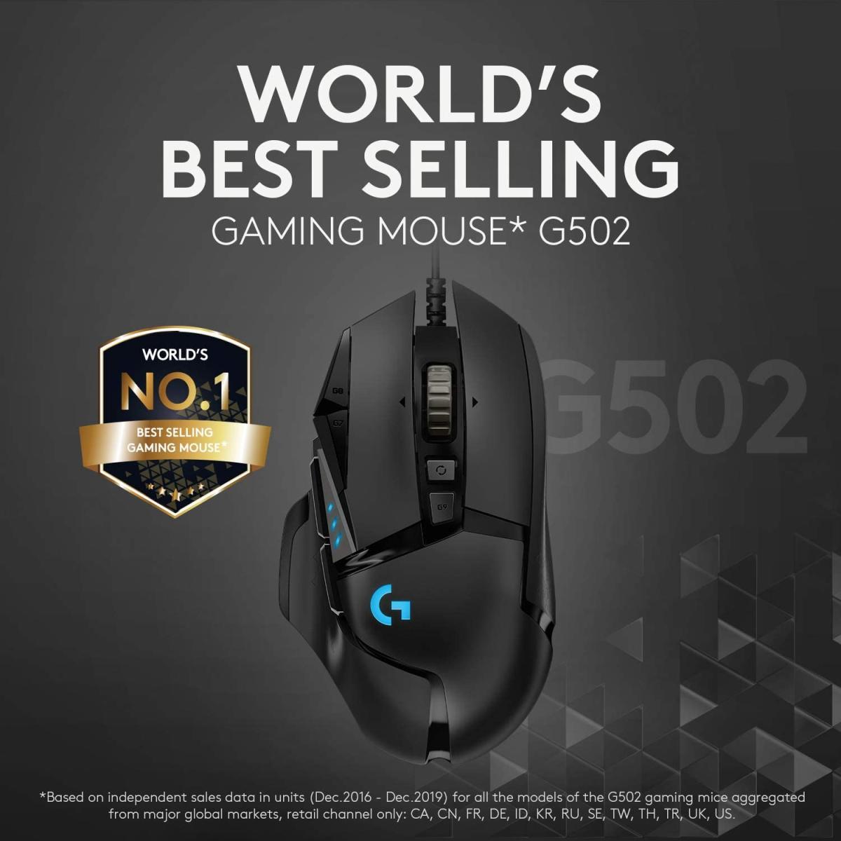 Logitech G502 RGB wired gaming for electronics hardware