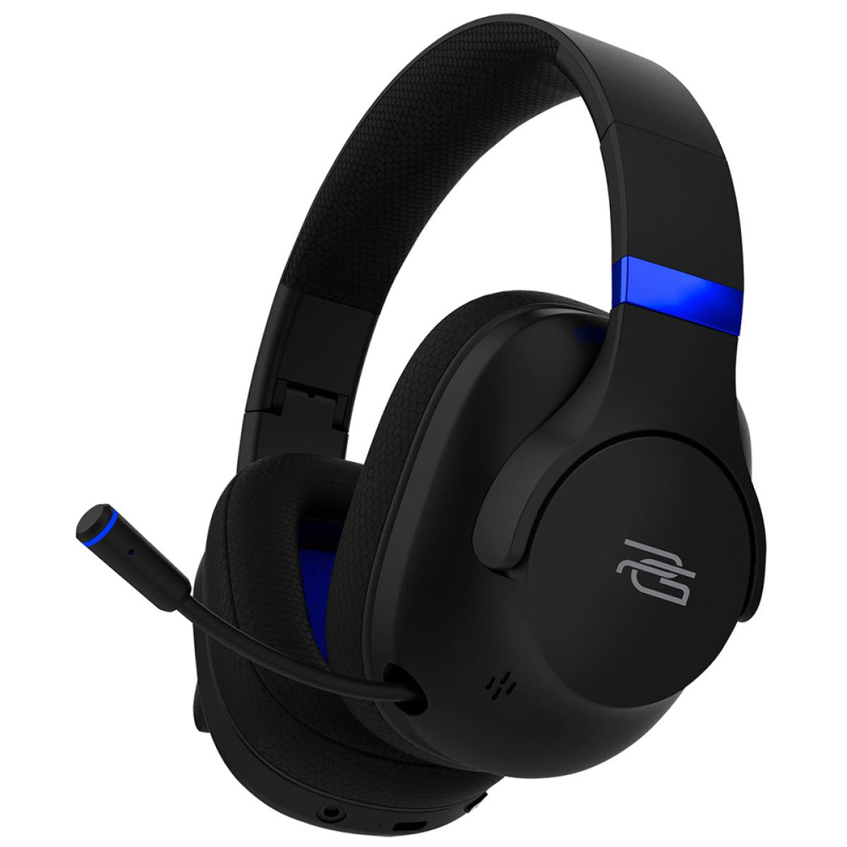 Proove Bliss Pro Wireless Gaming Headphones Maximum Praicality And Powerful Sound, Up To 20 Hours, Usb Type C, 2.4ghz, Bluetooth 5.0, Aux Black