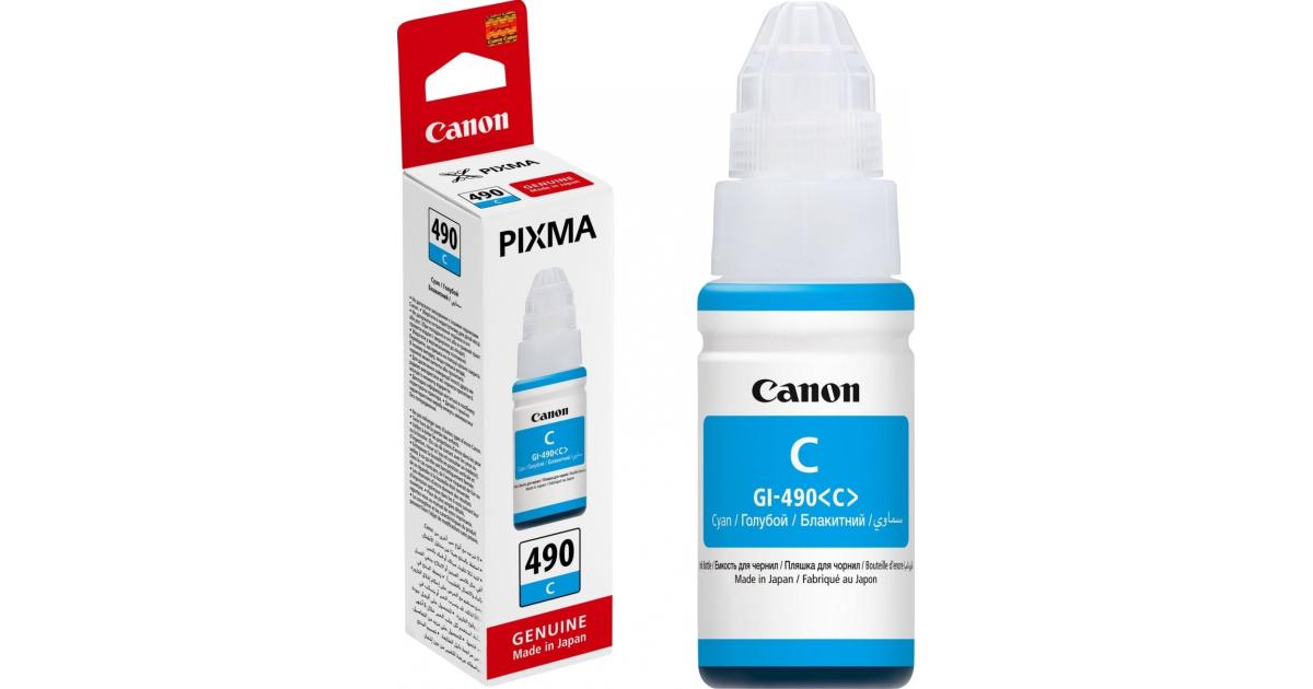 Canon GI-490C Cyan Original Ink Bottle