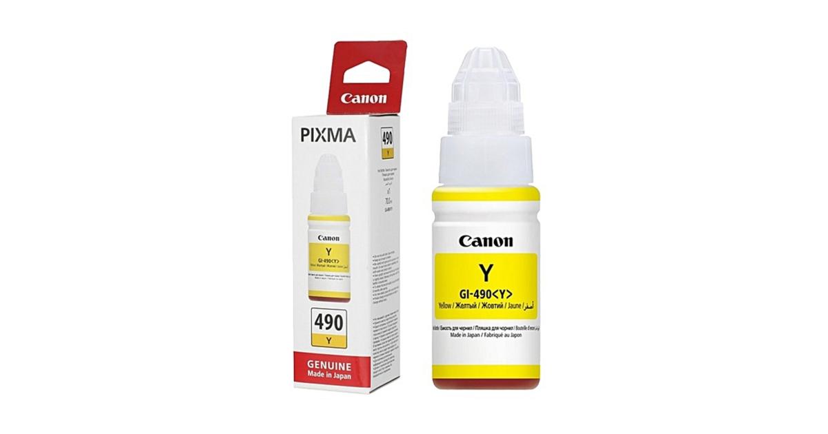 Canon GI-490Y Yellow Original Ink Bottle