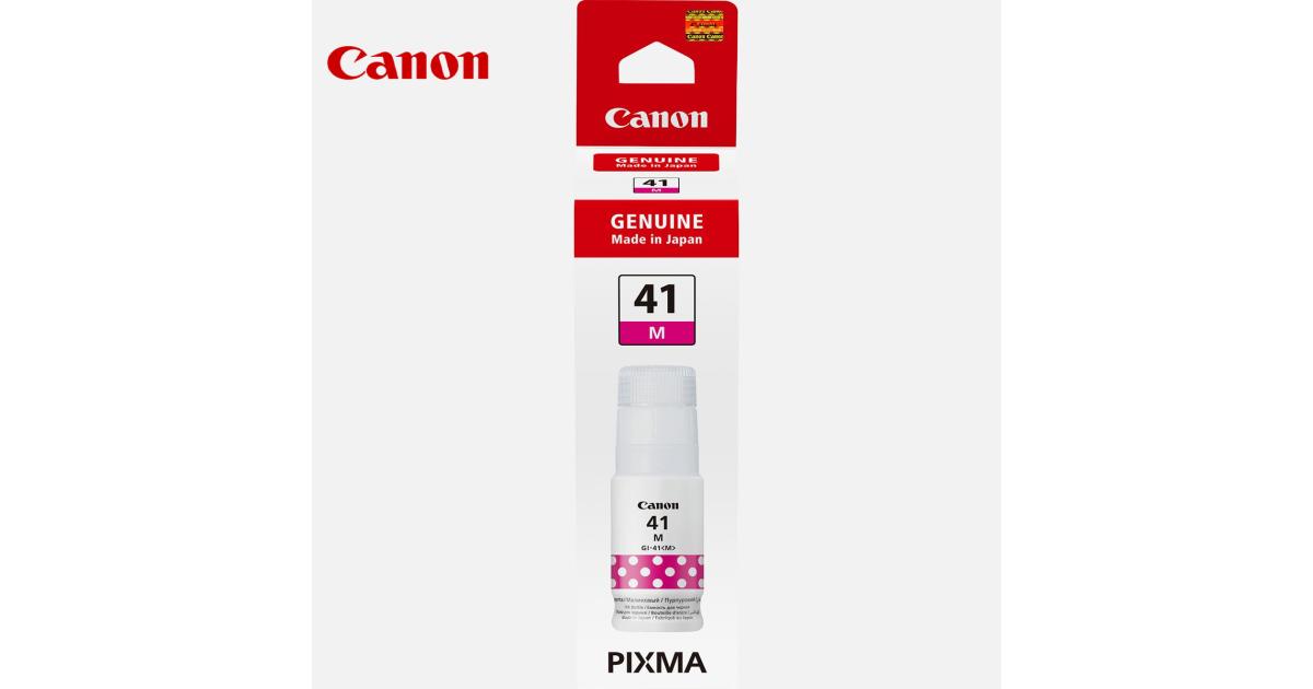 CANON INK PIXMA G3420 REFILL TANK BOTTLES GI-41 MAGENTA