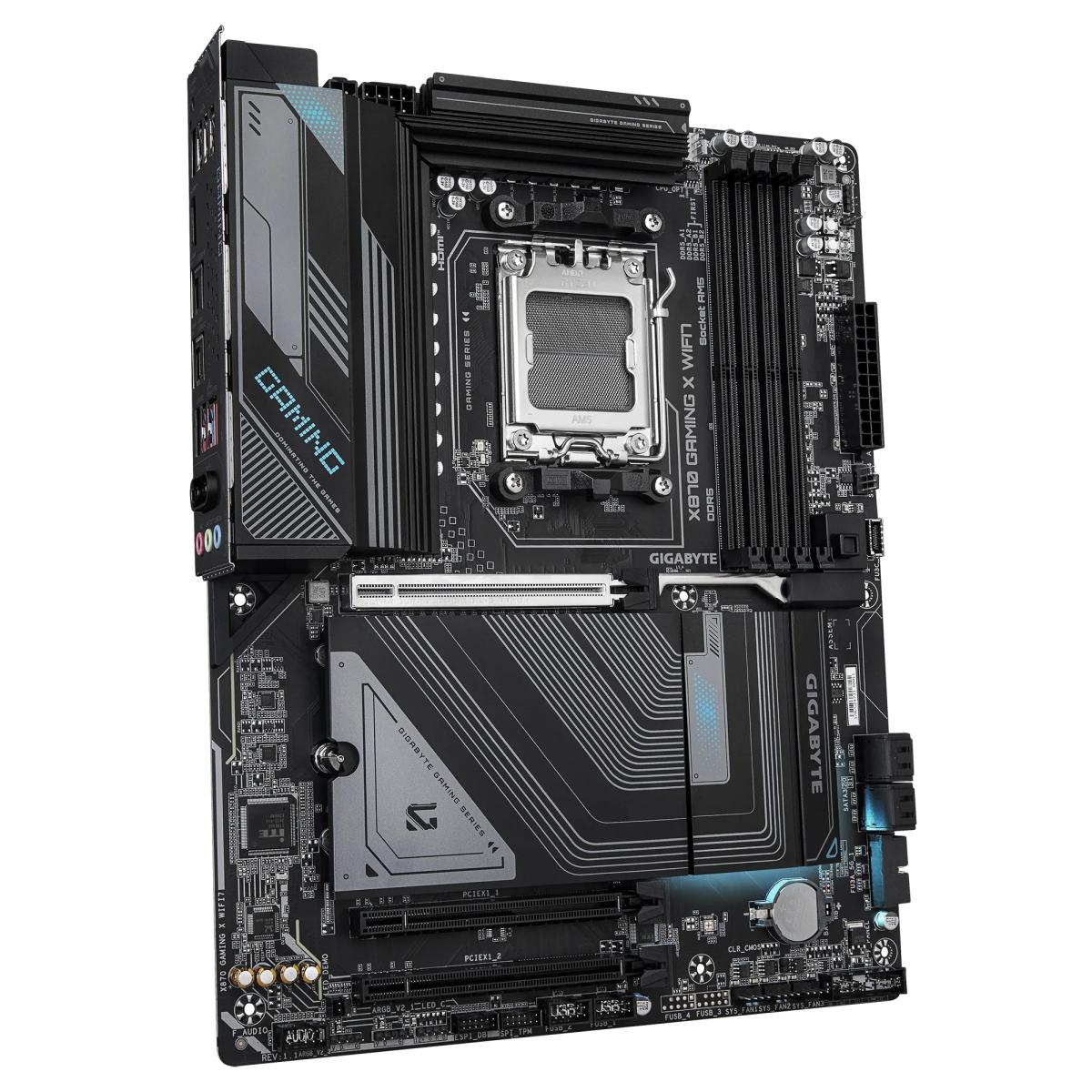 GIGABYTE X870 GAMING X WIFI7 AMD RYZEN 7000 8000 9000 Series AM5/DDR5/PCIe 5.0/3xM.2 - ATX Gaming MotherBoard