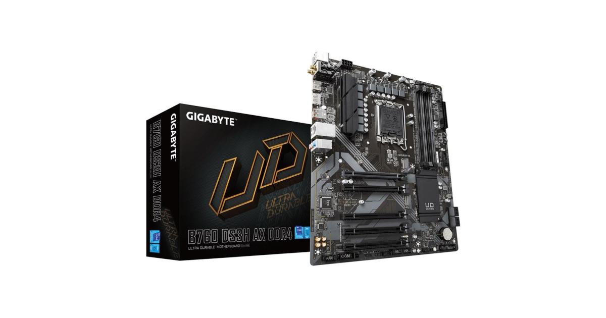 GIGABYTE Wi - Fi PCIe motherboard for desktop computer builds