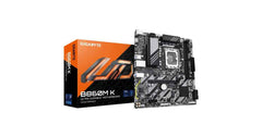 GIGABYTE B860M K DDR5 Motherboard – Intel Ultra Processor Support, LGA 1700, PCIe 4.0, Dual M.2, mATX