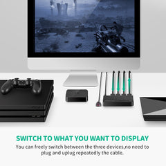 UGREEN 40234 HDMI SWITCH 4K X3 INPUT X1 OUTPUT, WITH REMOTE CONTROL