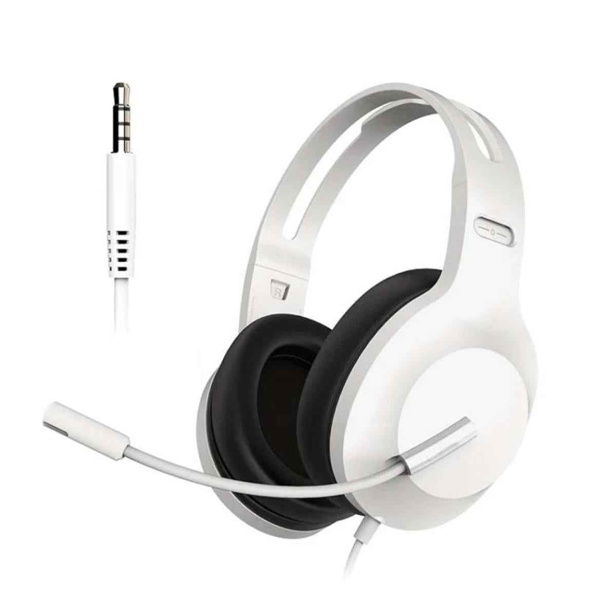 GM2006 Gaming Headset with mic 3.5mm -White