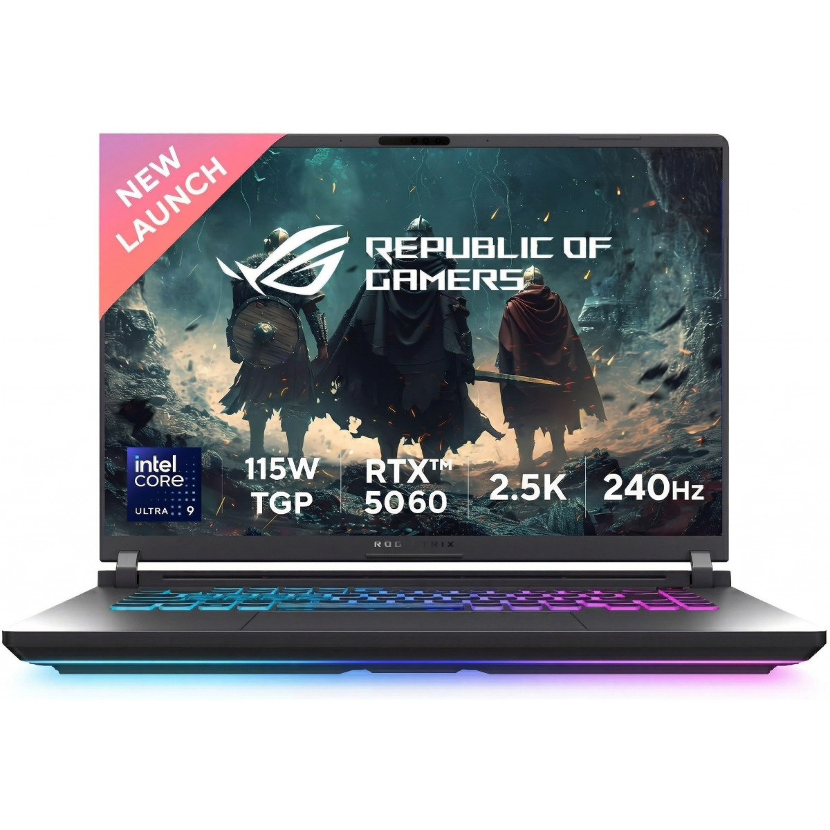 ASUS ROG Strix G16 (2025) G615LM NEW Intel Core Ultra 9 Gen II 275HX 24-Cores w/ NVIDIA RTX™ 5060 8GB DDR7 & 2.5K IPS 240Hz Display , Eclipse Gray