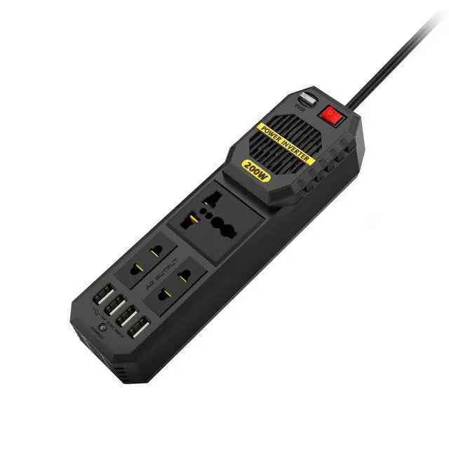 GENERIC Green Stark Plus Power Inverter 200W - Black