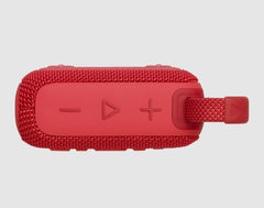 JBL Go 4 - Ultra-Portable Waterproof Bluetooth Speaker, Red