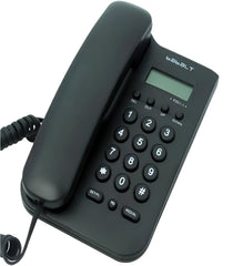 GOL Corded Telephone Desktop Wall Hanging Landline, Telephone with Caller ID, Black - KX-T219CID