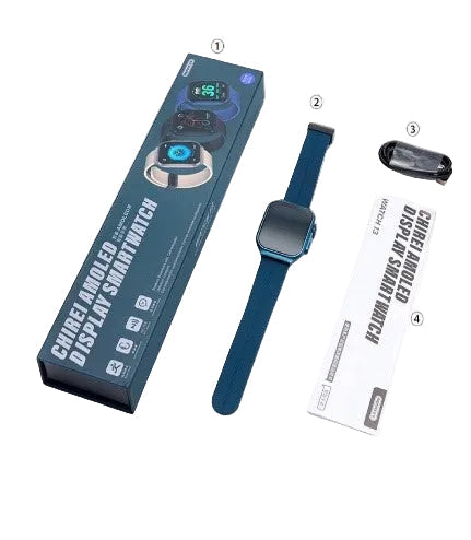 Remax Smartwatch Series Amoled Display, Blue - WATCH 13