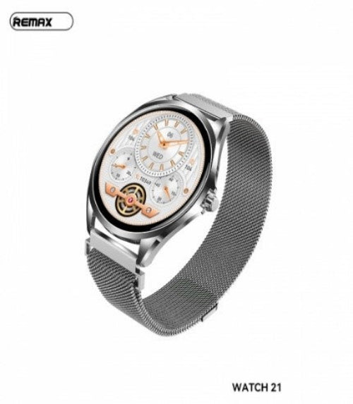 REMAX Ultra-thin Smart Watch Super Luxury Steel Wire Round Face Model - WATCH 21