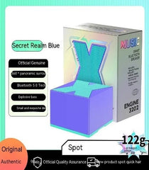 ENGINE Portable Wireless Bluetooth Speaker with Built-in Subwoofer, Mini Bluetooth Speaker for Ho - X1