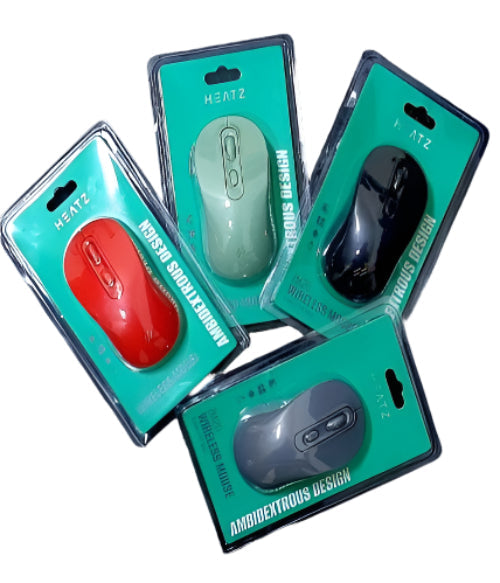 Heatz Wireless Mouse 1600Dpi, Multi Color - ZM20