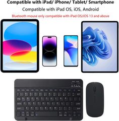 GBT Ultra-thin Wireless Keyboard and Mouse Combo Set, Rechargeable Portable for Mobile Phone - K030COM