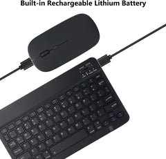 GBT Ultra-thin Wireless Keyboard and Mouse Combo Set, Rechargeable Portable for Mobile Phone - K030COM