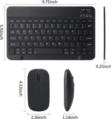 GBT Ultra-thin Wireless Keyboard and Mouse Combo Set, Rechargeable Portable for Mobile Phone - K030COM
