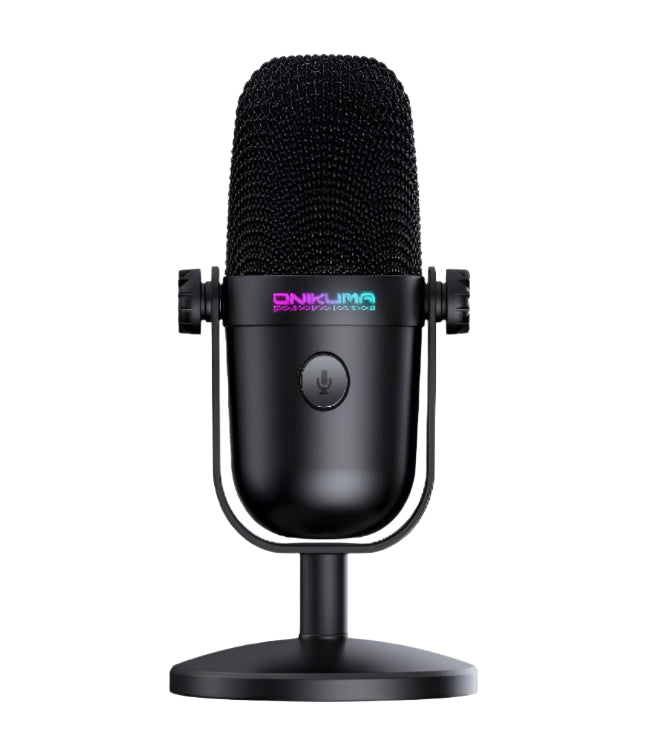 Onikuma Gaming USB Condenser Microphone, Mini USB Microphone, Noise Cancellation - M830