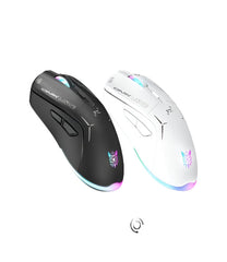 Onikuma Wireless Dual Mode Mouse Gaming, For PC & Laptop, Black/ White - CW917 WIRELESS