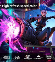 SUIRGE Gaming Monitor 24Inch, 1K Built-in Speakers - SG-2408G