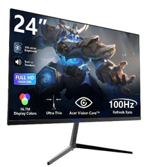 SUIRGE Gaming Monitor 24Inch, 1K Built-in Speakers - SG-2408G
