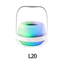 GBT Portable Wireless Bluetooth Speaker with RGB LED Light for Phone, Tablet, PC, Travel - L20