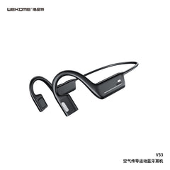 Air-Conduction Wireless Earphone, Black - V33