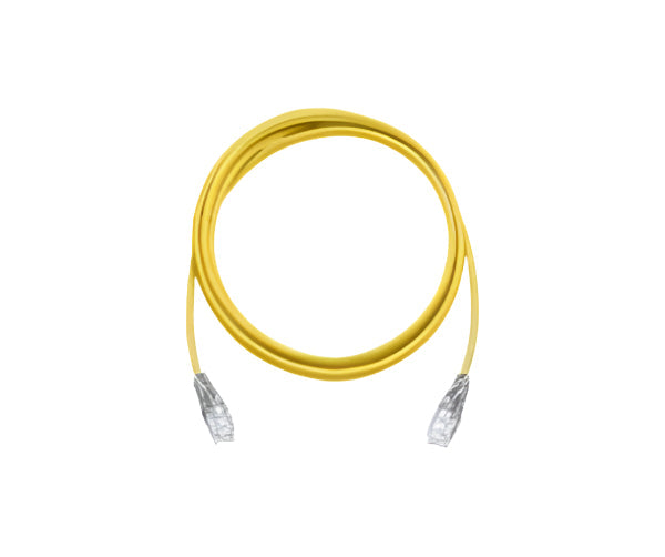 D-Link Cat6 Utp 24 Awg Pvc Round Patch Cord, 1M, Yellow - NCB-C6UYELR1-1