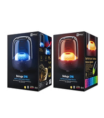 WEKOME Beluga Desktop Bluetooth Speaker with Dual Microphones, Black - D16