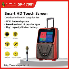 IKEDO Speaker Portable Wireless, 10Inch LED Tv Digital, Black - Sp-17081