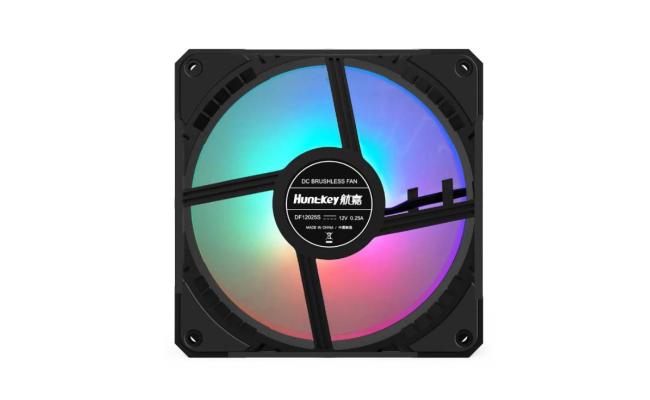 Huntkey Gs120 Rgb Gaming Fan Sata Cable Black