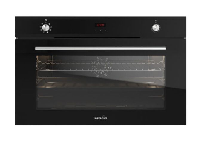 GTF2DS912BG Super Chef Digital Gas Oven - 120 Liters Black