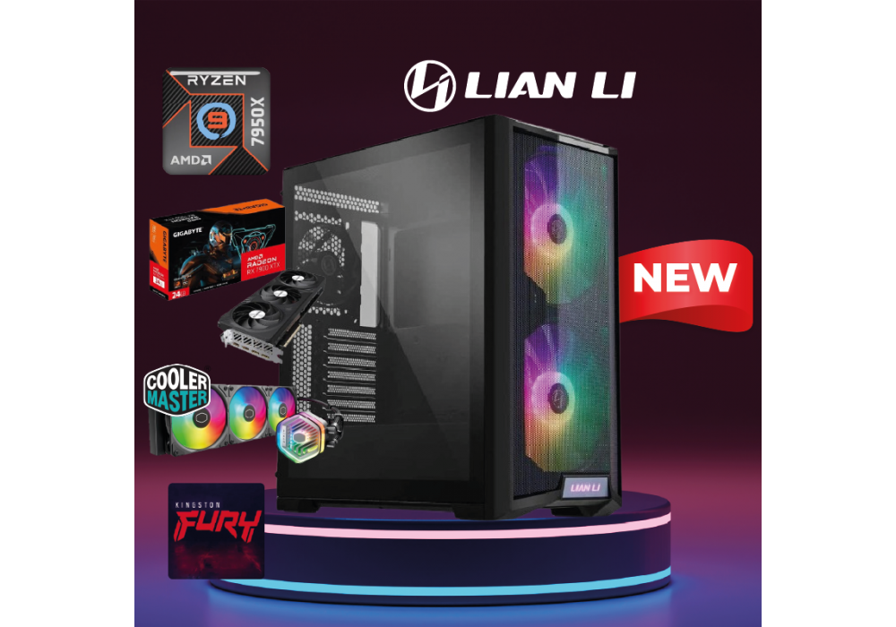CompuMe 33 Gaming Desktop |AMD Ryzen™ 9 7950X Desktop Processor 16 Core , GIGABYTE RX7900 XTX GAMING OC 24GB , 32 DDR5 6000Mhz , Fury Renegade 1TB 7300 (4090 GPU Equivalent)