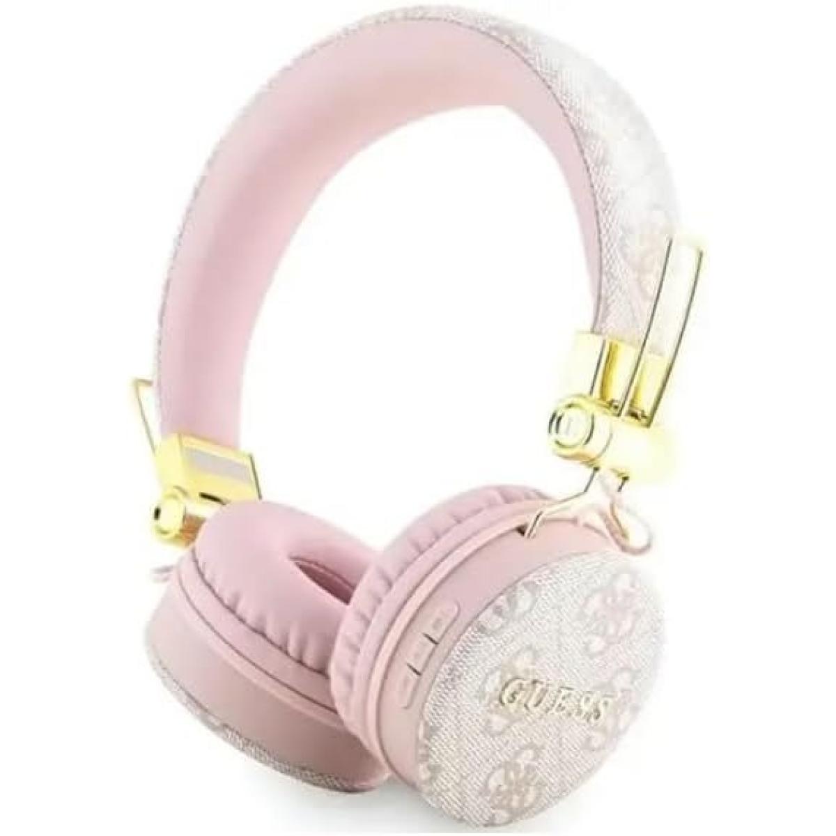 Guess GUBH704 Bluetooth 5.3 Wireless Headphones Pink