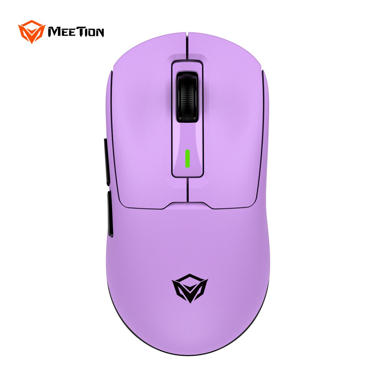 Meetion Air GW24 2.4G Bluetooth & Wired Gaming Mouse -Purple