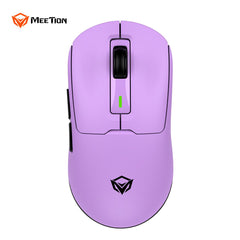 Meetion Air GW24 2.4G Bluetooth & Wired Gaming Mouse -Purple