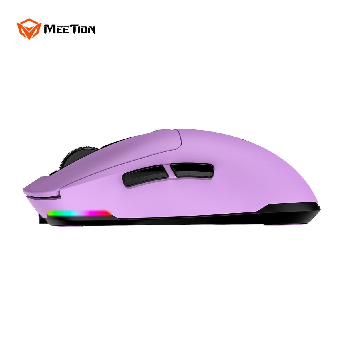 Meetion Air GW24 2.4G Bluetooth & Wired Gaming Mouse -Purple
