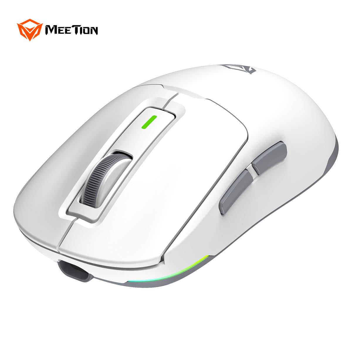 Meetion Air GW24 2.4G Bluetooth & Wired Gaming Mouse -White