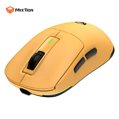 Meetion Air GW24 2.4G Bluetooth & Wired Gaming Mouse -Yellow