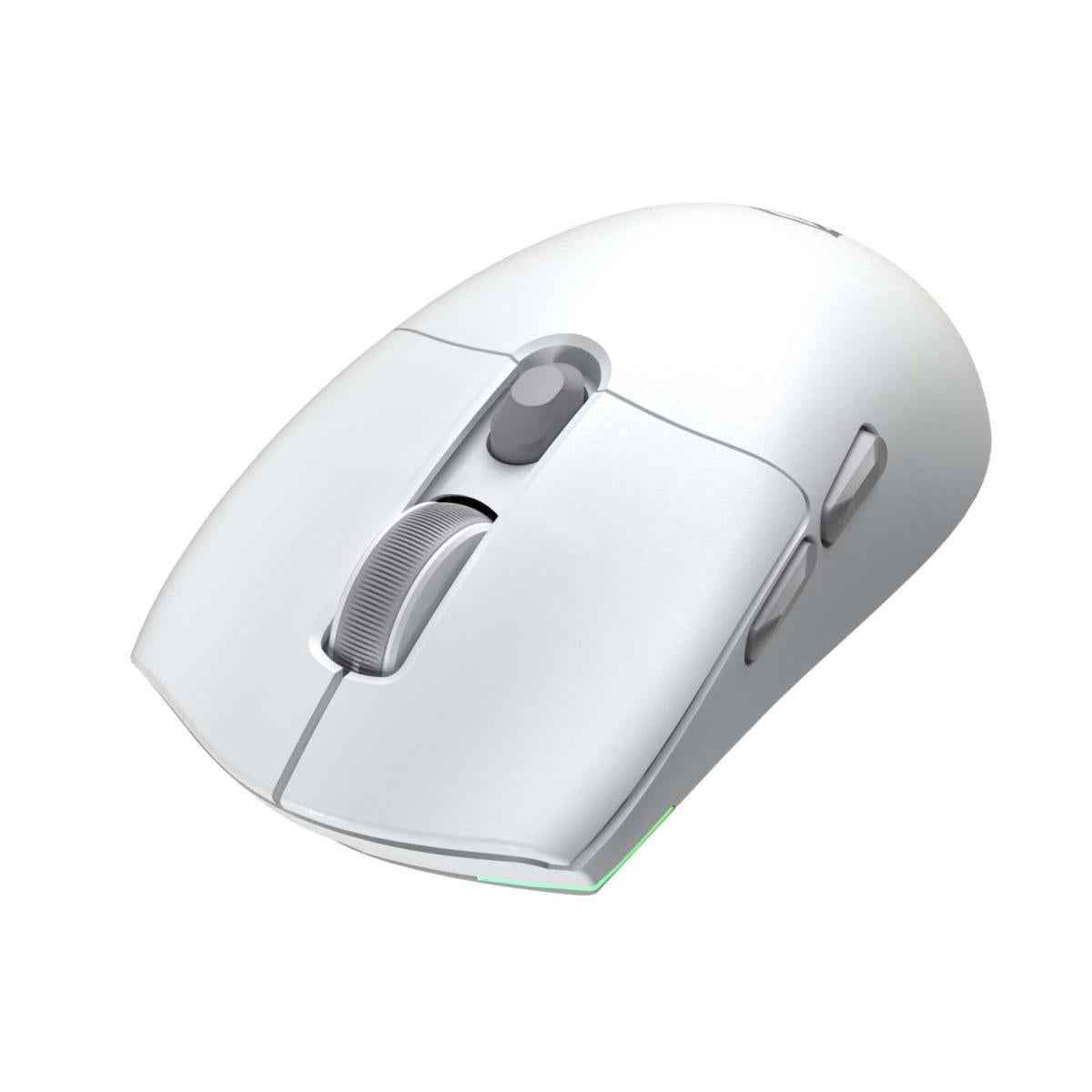 Meetion GW33 Tri-Mode 2.4G Wireless Bluetooth & Wired Gaming Ergonomic Mouse -White
