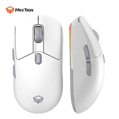 Meetion GW38 Wireless E-Sport Gaming Mouse with Magnetic Charging Dock -White