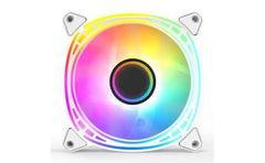 Huntkey GX120 ARGB Arctic Circle Gaming Fan 120mm 1200rpm White